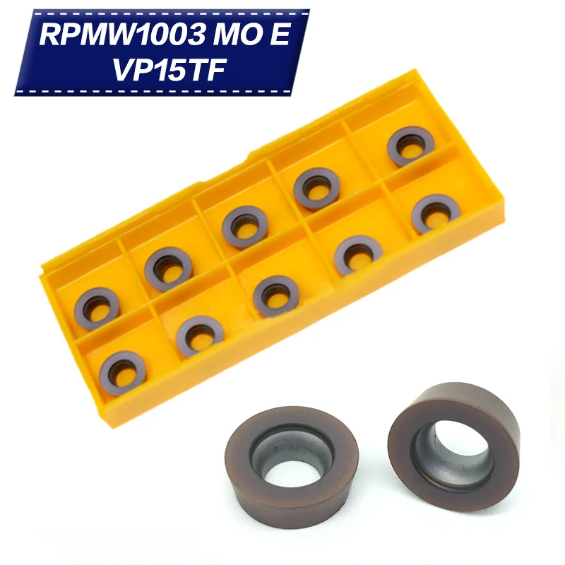 Твердосплавные вставки RPMW1003 MO VP15TF токарный инструмент RPMW 1003 Фрезерный резак с