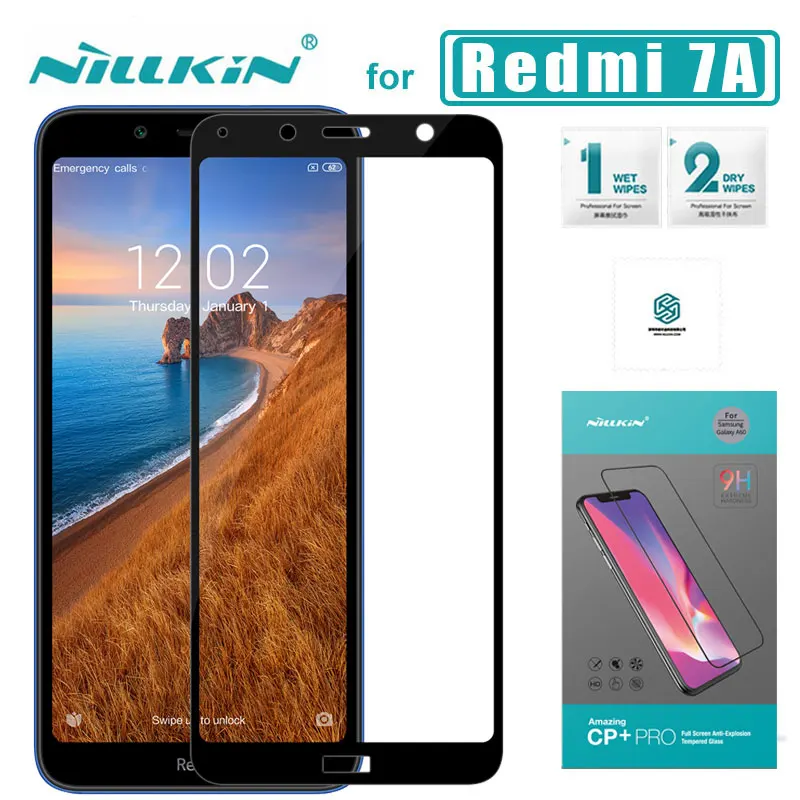 

for Xiaomi Redmi 7A Glass Nillkin CP+PRO Anti-Explosion Full Cover Tempered Glass Screen Protector for Xiaomi Redmi 7A Glass