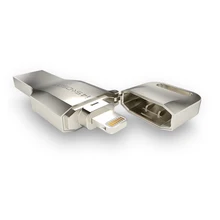 USB Flash Drive 64GB For iPhone 7 6 6s Plus Lightning to USB3.0 OTG Flash Drive 64GB Metal Pen Drive U Disk for MFi iOS 10