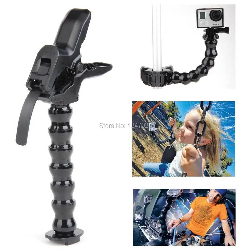 GoPro Rotary 6 Joint Flex Adjustable Arm Neck Gooseneck Tripod