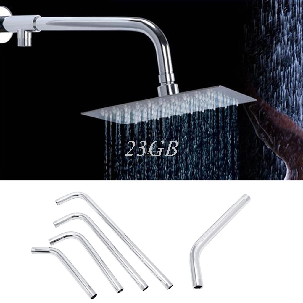 

Thread G1/2 Stainless Steel Wall Mounted Tube Rainfall Shower Head Arm Bracket JUL31_20