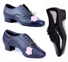 Free Shipping New 2017 Black Salsa Tango Soft Mens Latin Dance Shoes / Ballroom Dance Shoes Men / Latin Dance Shoes Men