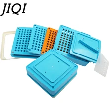 JIQI 100 отверстий машина для ручного наполнения капсул#00 фармацевтических капсул Производитель DIY лекарств травяные таблетки порошок Наполнитель Размер 00