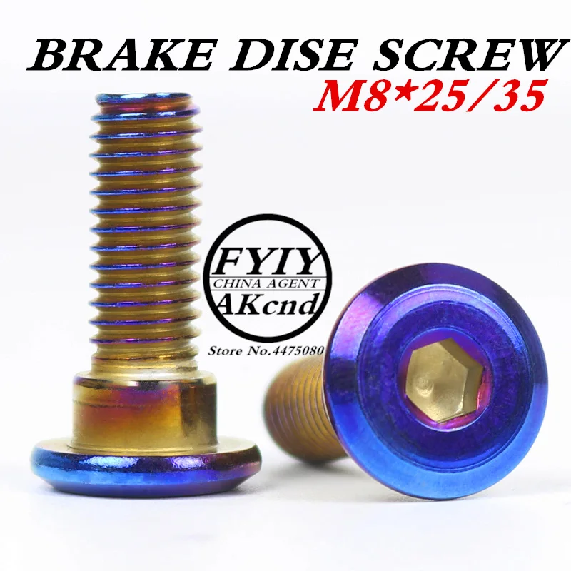 

M8*25/30 bolt of brake disc Dirt pit bike Off-road motorcycle Kayo160 t8 ph small proud C disgusts dish screw Motocross