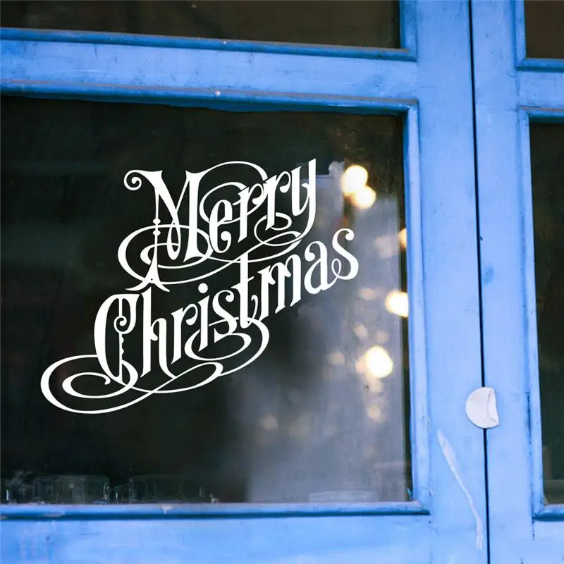 Виниловые декоративные плакаты с надписью Merry Christmas|Наклейки на стену| |