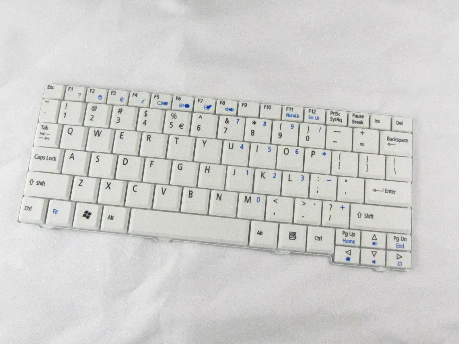 Белая клавиатура для ноутбука Acer Aspire One ZG5 ZG6 ZA8 ZG8 KAV10 KAV60|keyboard for acer|keyboard acer aspirelaptop