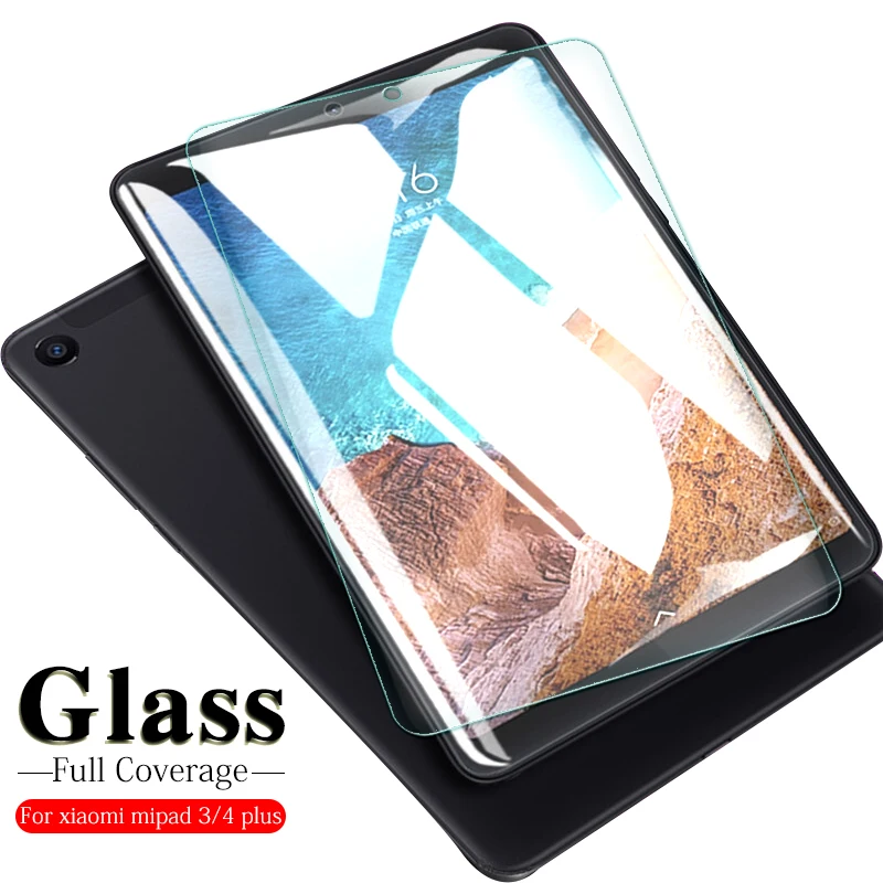 Tablet Screen Protector For Xiaomi Mi Pad 4 Tempered Glass For Xiaomi MiPad 3 4 plus mipad4 10.1 4plus Protective phone Film 9H