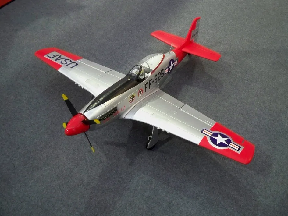 rc p51 mustang gas