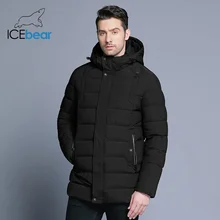 ICEbear 2018 new men’s winter jacket warm detachable hat male short coat fashion casual apparel man brand clothing MWD18813D