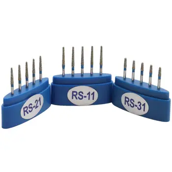 

Dental Diamond Burs Medium FG 1.6M for Dental High Speed Handpiece Dental Air Turbine From RS Serials