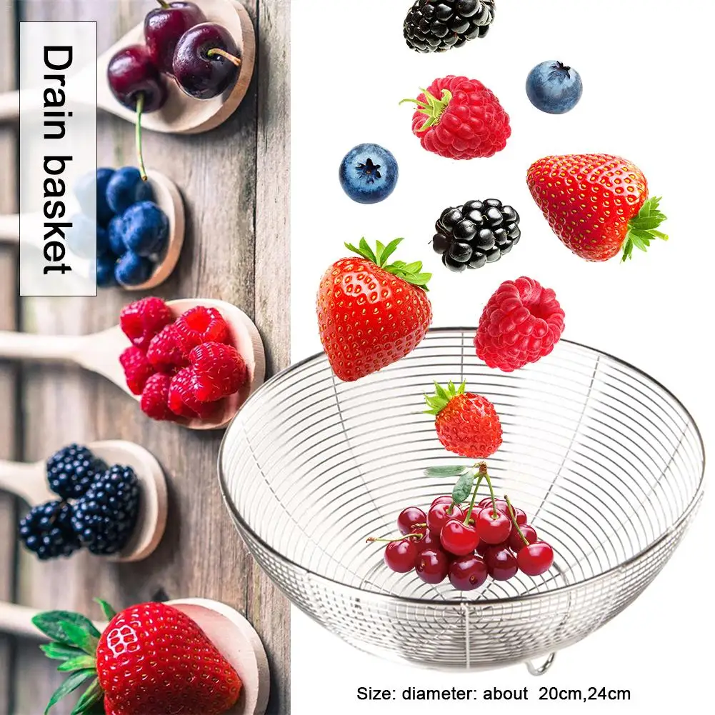 

Creative Fruit Tray Drain Basket Household Iron Fruit Bowl Storage Basket Fruit Basket Kitchen Vegetable Washing Basket