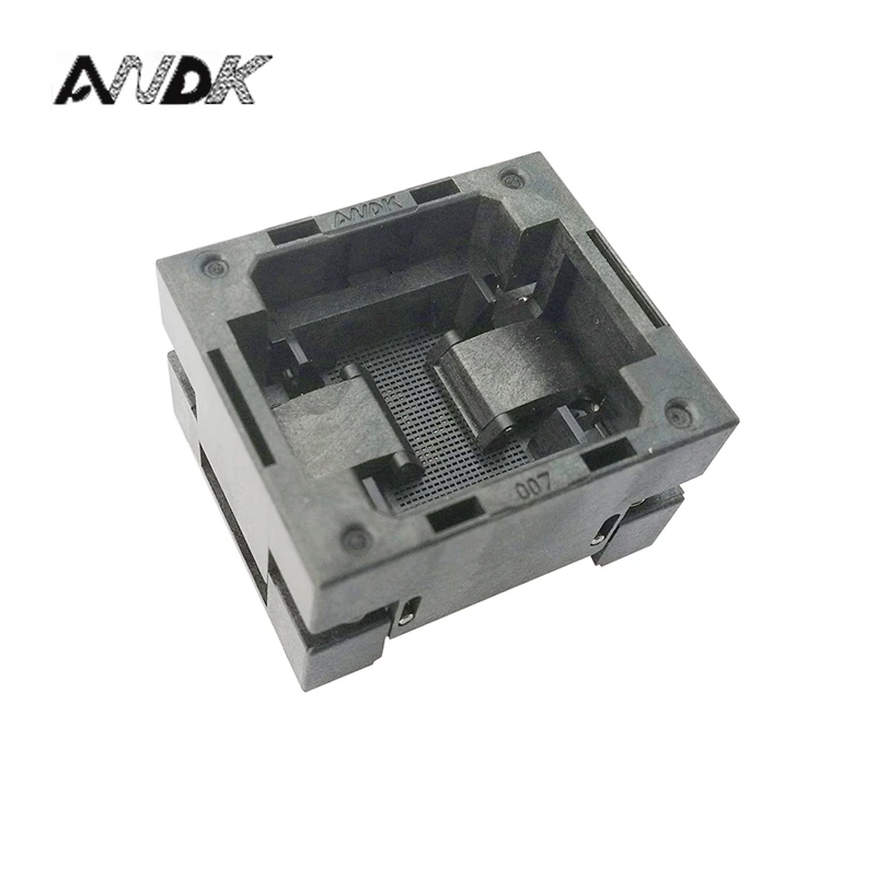 

BGA64 OPEN TOP burn in socket pitch 0.65mm IC size 6*6mm BGA64(6*6)-0.65-TP01NT BGA64 VFBGA64 burn in programmer socket