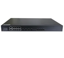 4 PON Ports EPON OLT equipment, 4*10GE uplink ports + 8*GE uplink ports, Optical Line Terminal, with SFP modules