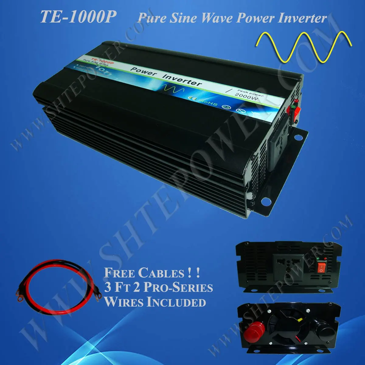 1000 w инвертор с сеткой мощности инвертор постоянный ток переменный ток Конвертор 24В 110 v 1kw