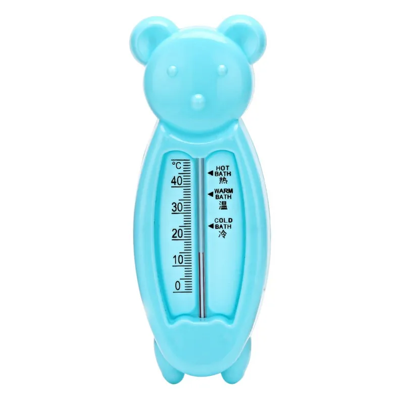 Мультфильм плавающий прекрасный медведь Детский термометр для воды, дети термометр для ванны игрушка, пластиковая Ванна датчик воды термометр