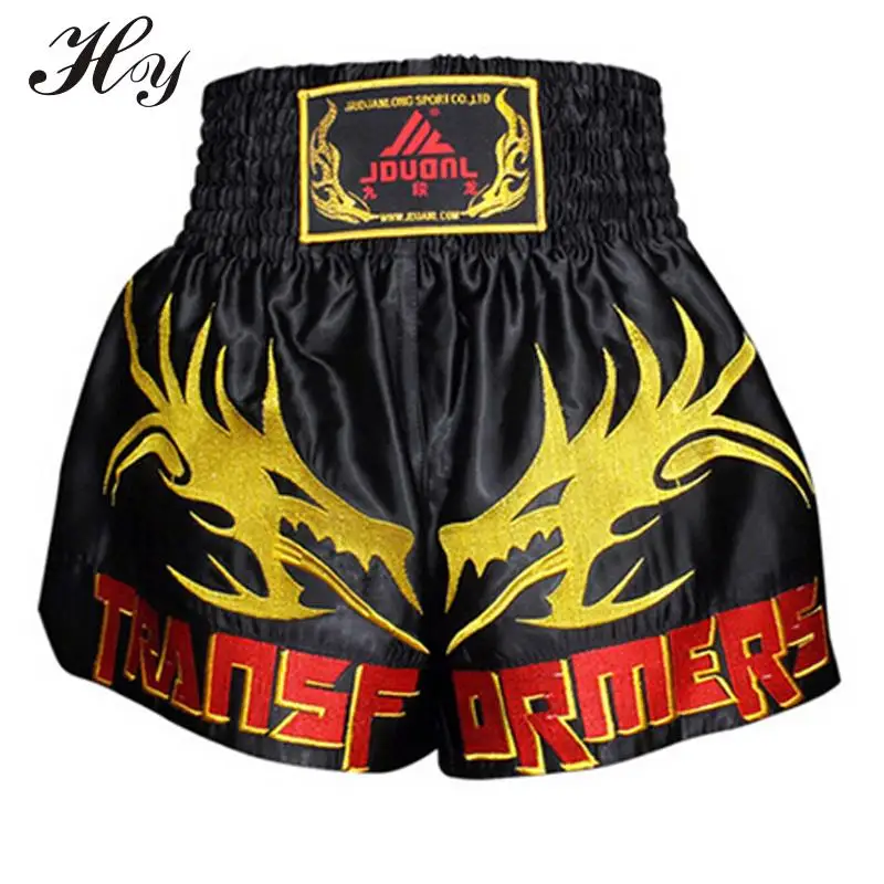 Image 2016 Top Quality Brand Boxing Shorts Trunks Mens Men Training Short Pants Fighting Competition Muay Thai Sanda Fighting Shorts