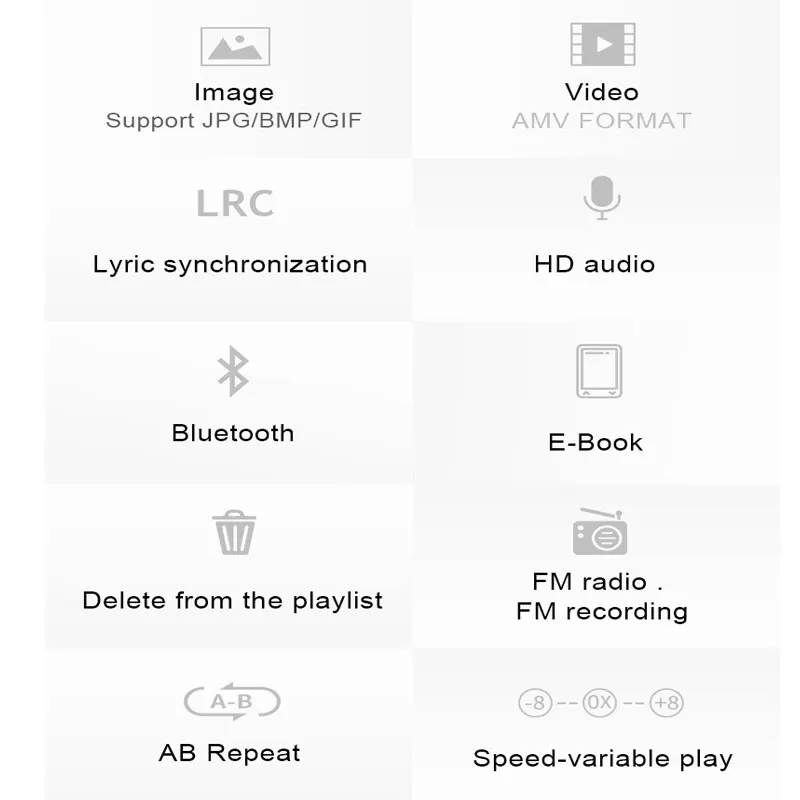 JWD 1 8 дюймов HIFI MP3 плееры Гб электронная книга чтение сенсорный экран FM радио Видео