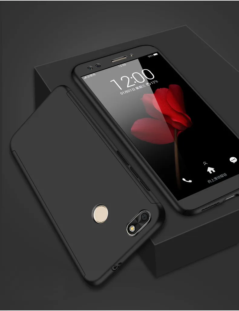 360 degree full hard case for Huawei y9 2018 honor 7c pro 7a pro 11