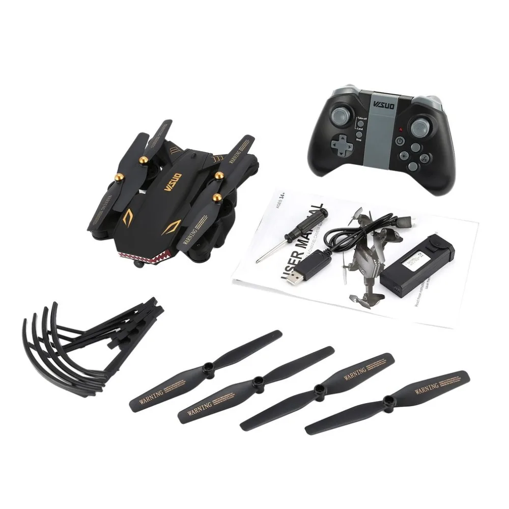 RC Drone XS809S VISUO WiFi FPV широкоугольный 720P камера высота удержания складной режим без