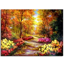 MOLEK DIY картина маслом по номерам Комплект красочный пейзаж акриловая живопись на холсте домашний Декор стены искусства для гостиной