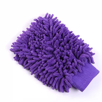 

1PC Microfiber Cleaning Mitten Double Sided Chenille Glove Cleaning Cloth Dusts Home Kitchen Bathroom Car Window Washing Tool