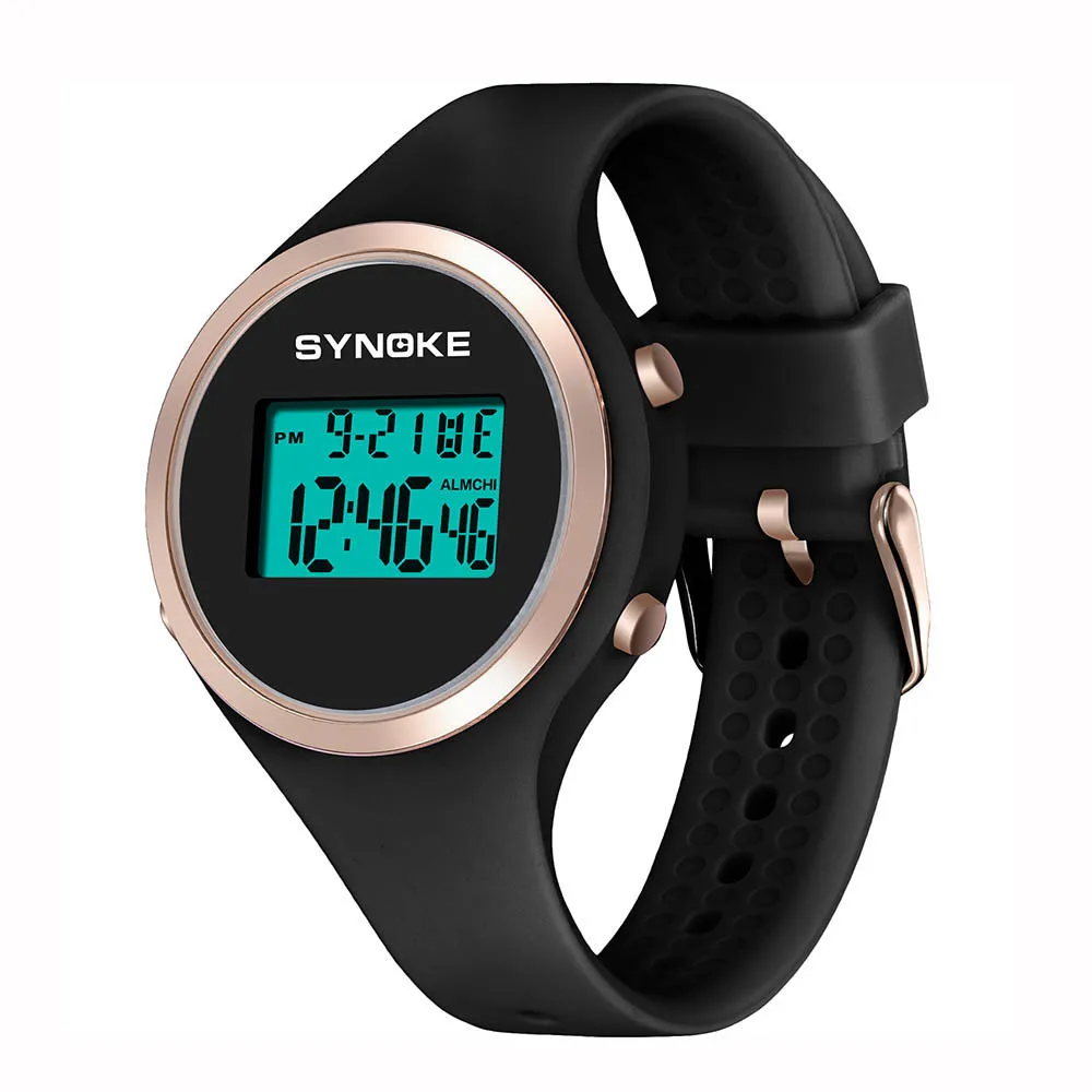 

SYNOKE Student Sports Watches Digital Watch 50m Waterproof Watch Chronograph LED digital watch montres hommes
