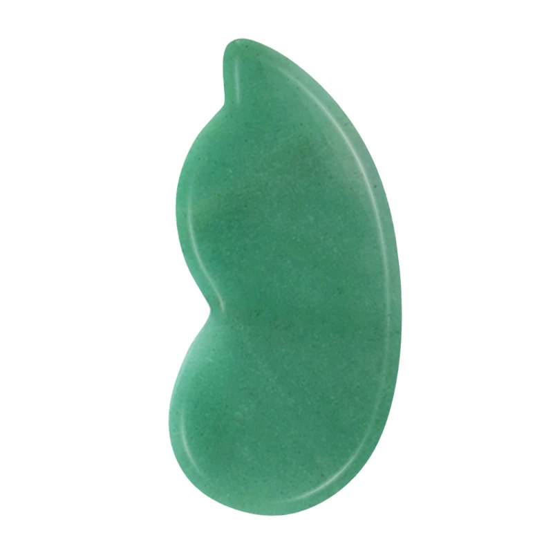 Прямая Jade Gua Sha массажер для лица Guasha натуральный зеленый нефрит соскабливающая доска Jade Guasha массажный инструмент Gua Sha камень