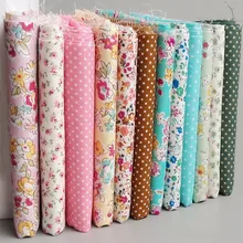 12 шт. 23 см* 24 см розовая хлопковая ткань для шитья пэчворк стеганая ткань DIY ткань для куклы, поделки шитье одежды и ткань для кукол