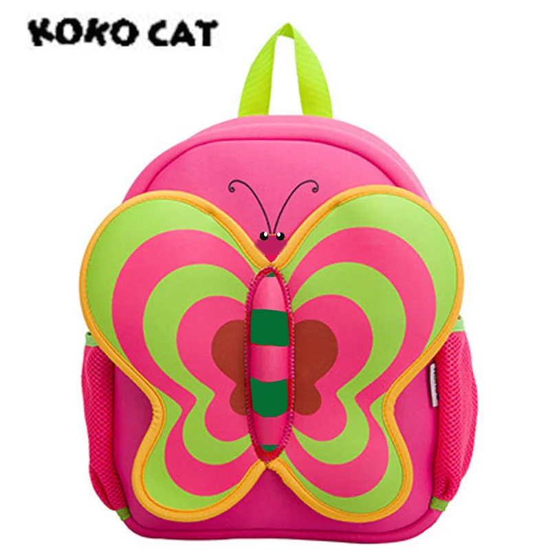 

KOKOCAT Children 3D Cute Animal Design Backpack Toddler Kid Neoprene School Bags Kindergarten Cartoon Comfortable Bag