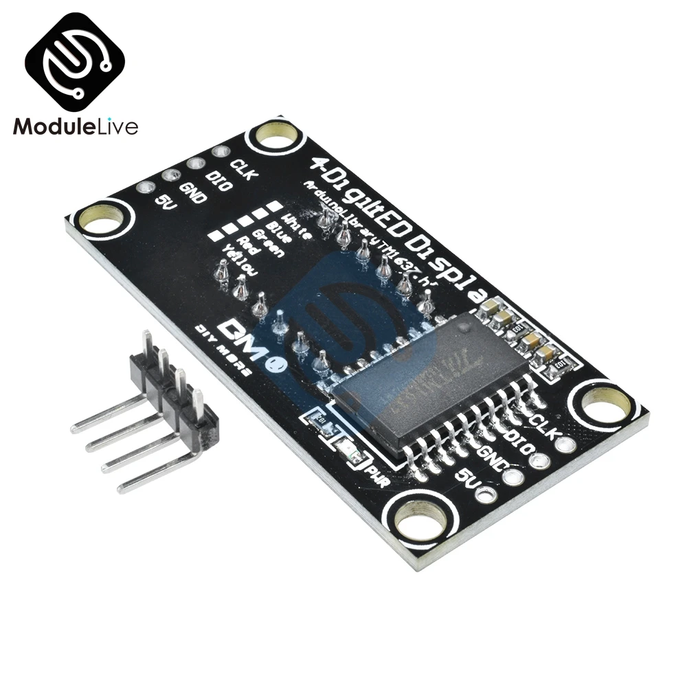 4 цифровой значный модуль дисплея для Arduino с часами 0 36 дюйма 7 сегментов