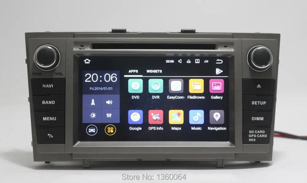 Flash Deal Nedehe 2G RAM Quad core Android 7.1 Car DVD For Toyota Avensis 2009 2010 2011 2012 2013 car radio head unit gps navigation wifi 11