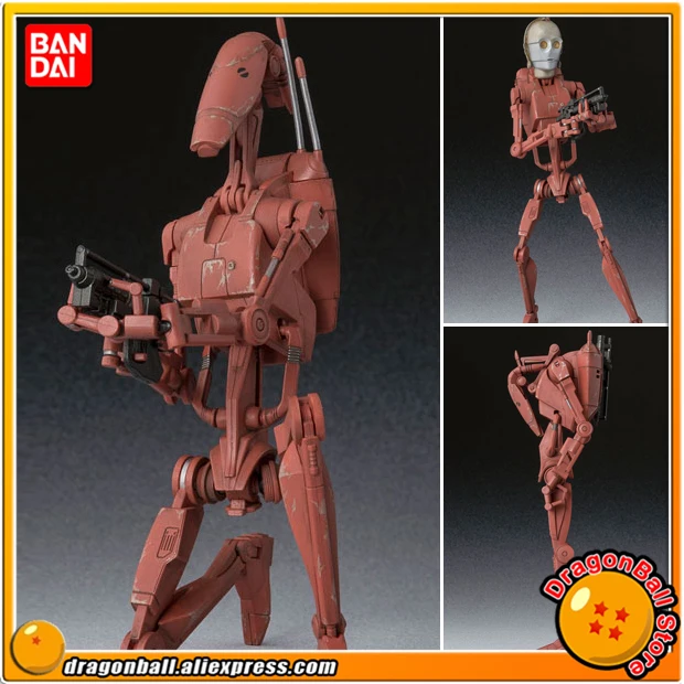 StarWar Original BANDAI Tamashii Nations S.H.Figuarts / SHF Action Figure - Battle Droid Geonosis Color original bandai tamashii nations s h figuarts shf action figure battle droid from star wars episode i the phantom menace
