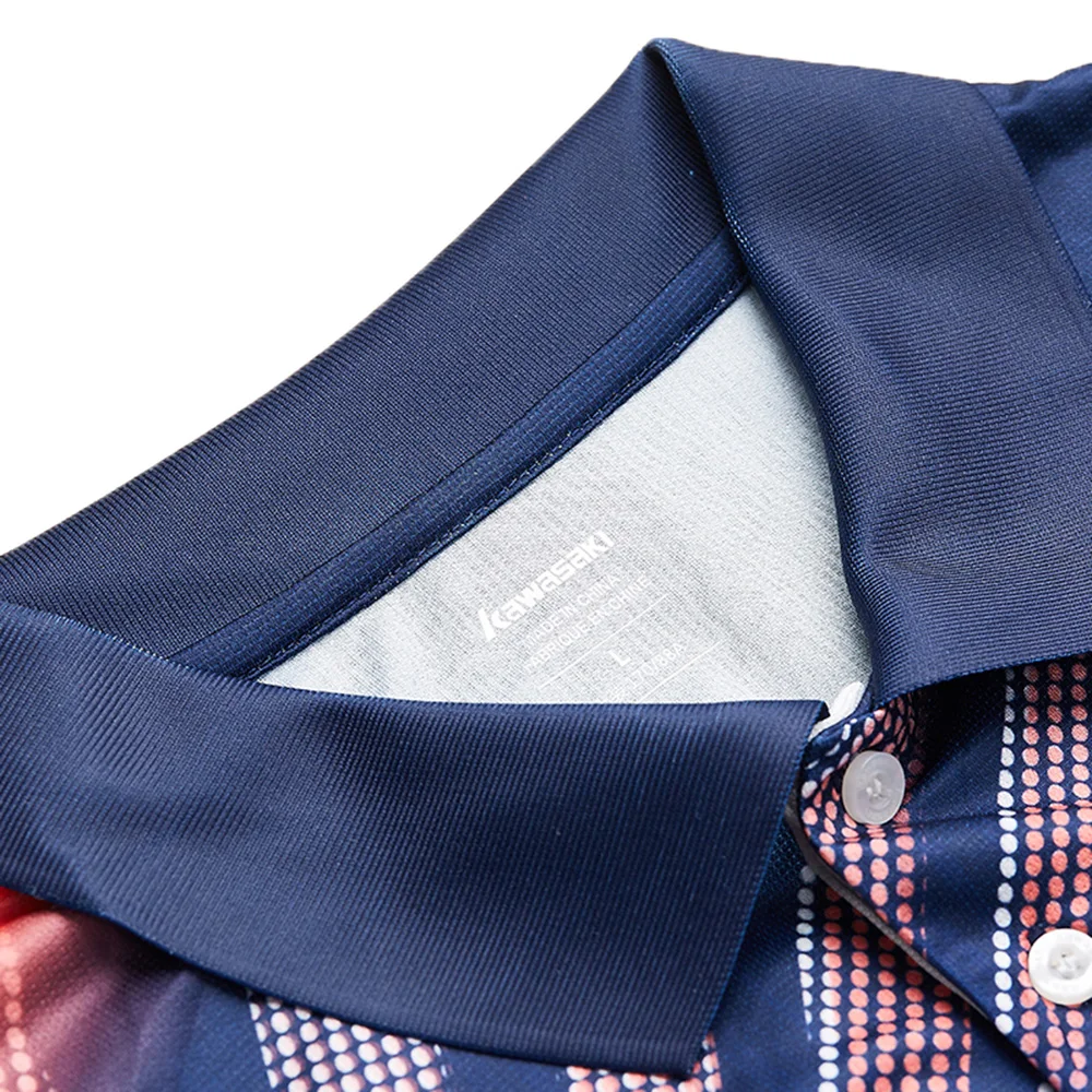 Koop 2019 Originele Kawasaki Mannen Polo Shirts Korte Mouw Quick Dry Polyester Mannen Tennis Badminton T shirt Sport Kleding ST S1101