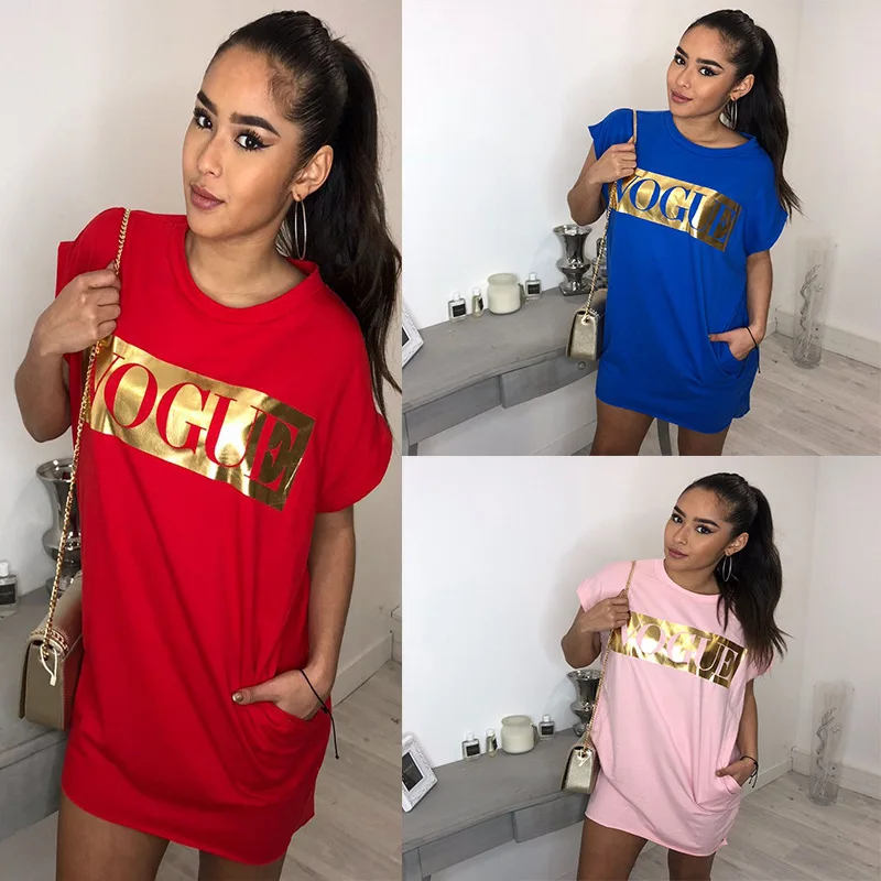 2019 Summer Cotton Tops 3XL Plus Size Women T Shirt Casual Short Sleeve Pocket Letter Vogue T Shirt Female Loose Long Tee Shirts