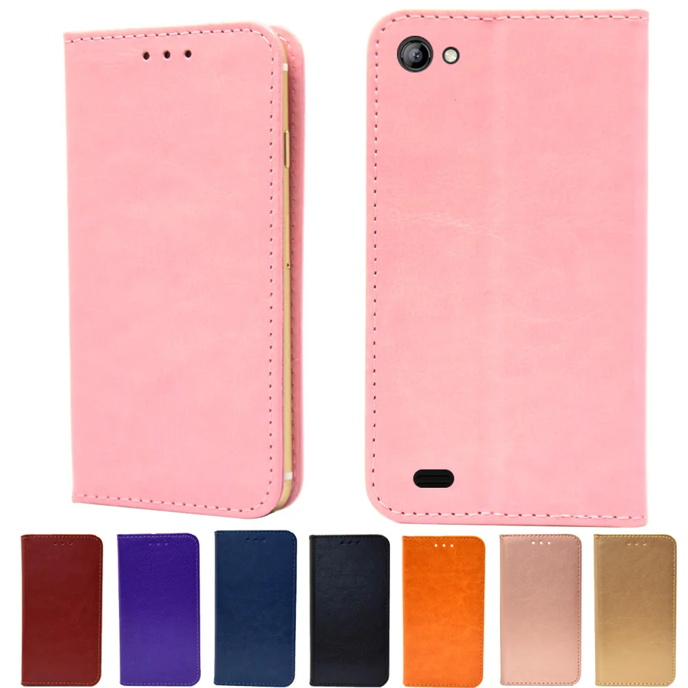 

Luxury Book Wallet PU Leather Flip Case Stand Card Holder Case Cover For Vertex Impress Life Lightn ing