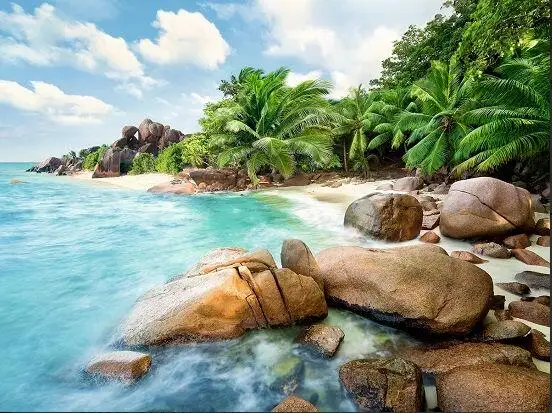 Paradise Place landscape painting by numbers drawing on canvas DIY Digital Home Decor For Living Room 40x50