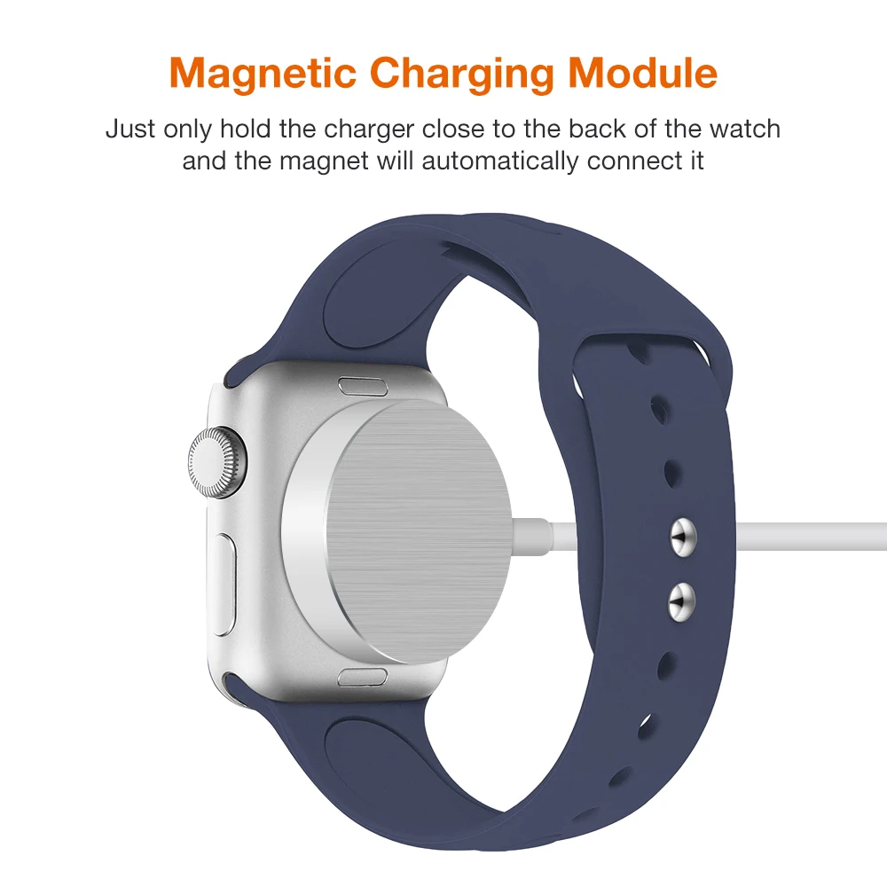 ASONA беспроводное быстрое зарядное устройство для Apple Watch USB зарядка I Series 2 3 4