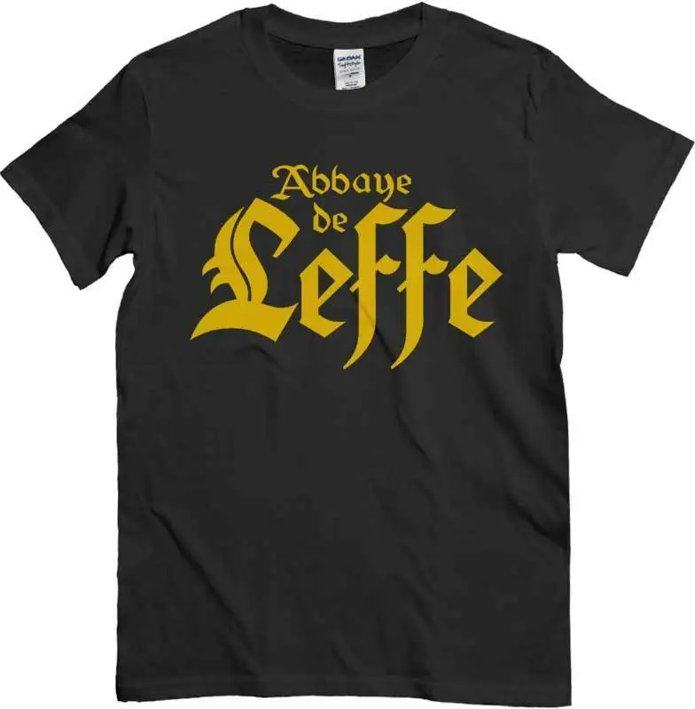 

T-Shirt Leffe, Kneipe-Bar, Schwarz für Liebhaber von Bier 'Abbey Belgische Comfortable t shirt,Casual Short Sleeve TEE