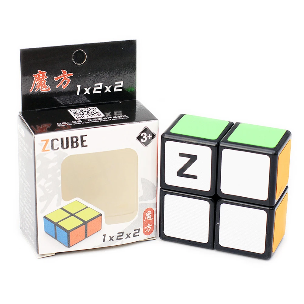 Zcube 1x2x2 профессиональный скоростной стикер карманные игрушки волшебный куб головоломка красочные Развивающие игрушки для детей