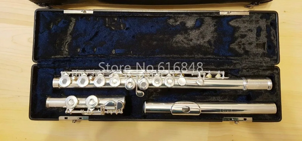 

Gemeinhardt 3OS C Tune 16 Keys Open Holes Brand Flute Silver Plated E Key Flute Musical Instrument With Case Accessories