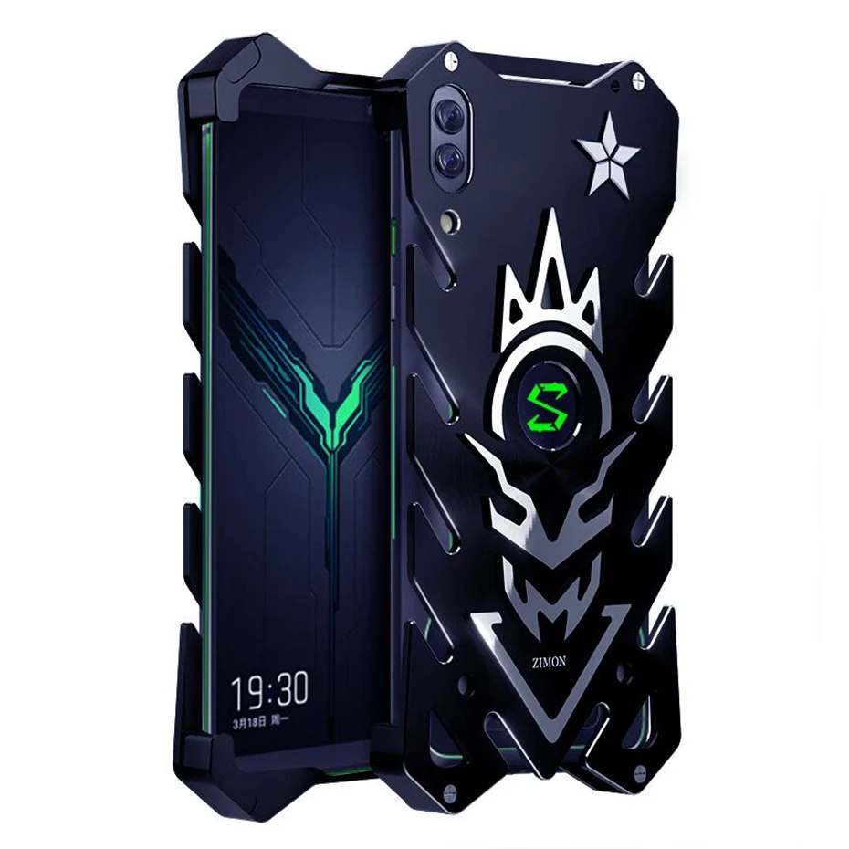 Чехол Zimon для Xiaomi Black Shark 2 авиационный алюминиевый жесткий чехол игровой защитный