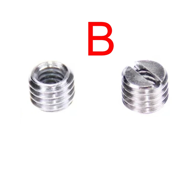 10pcs 1/4" to 3/8" Convert Screw Adapter for Tripod