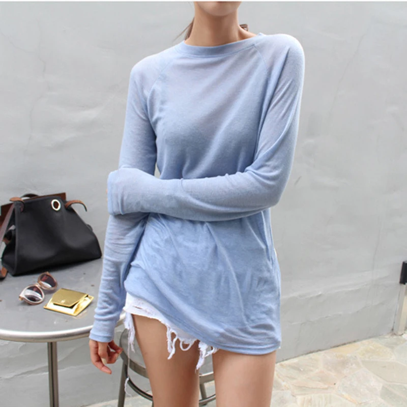 

Autumn Casual Long Sleeve Women Shirt 2019 Female Cotton O-neck Slim T Shirt Tops Fashion Streetwear Solid Sexy Ladies Tee Shirt