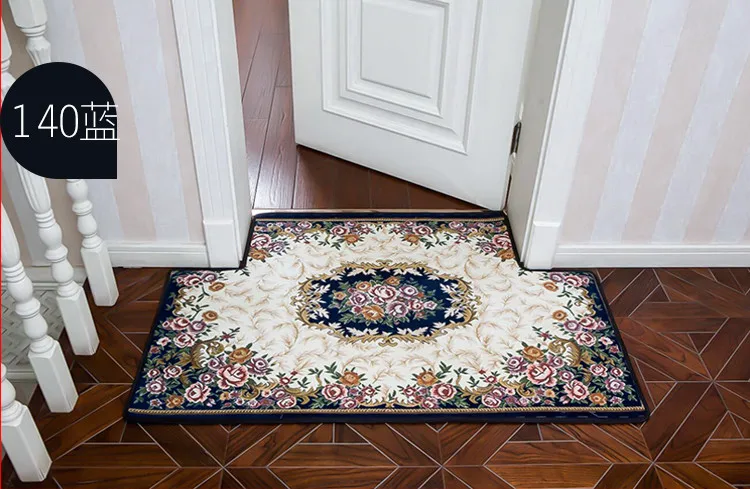 Европейский стиль коврик с цветочным принтом ковер для гостиной Свадебные ковры кухонный коврик толстый домашний декор