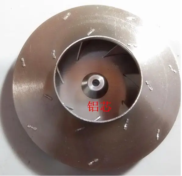 Vacuum Cleaner Parts For Motors Aluminum Impeller Fan Blade 71mm