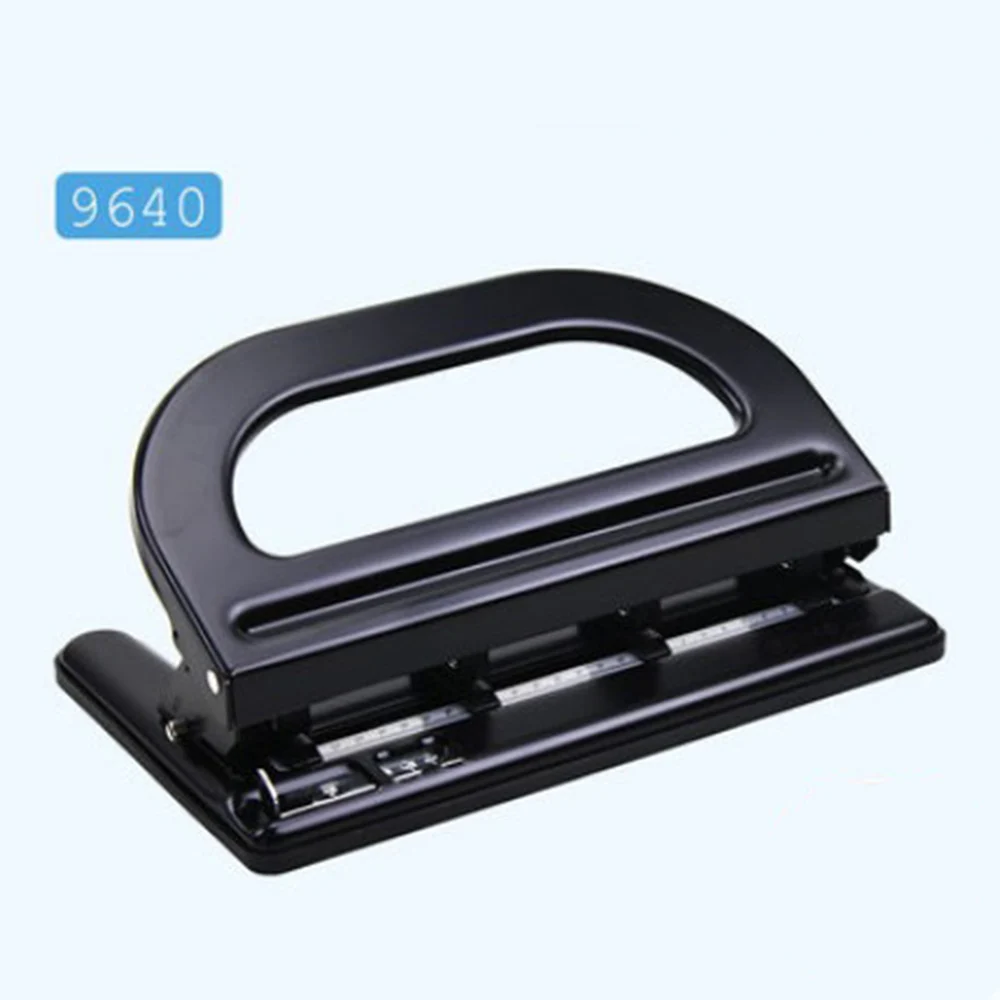 9640-4-holes-paper-puncher-adjustable-stainless-steel-desktop-hole-punch-30-sheets-capacities