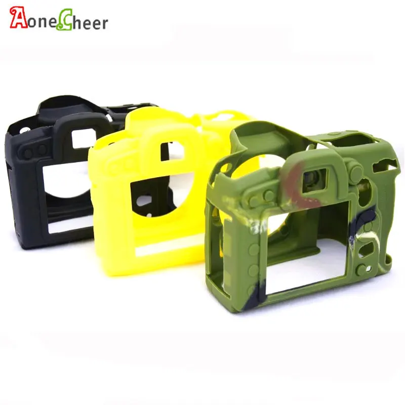 

High Quality Silicone Camera Cover for Nikon D3100/D3200/D3300/D7000 Black Yellow Camouflage Colorful Rubber Camera Case Skin