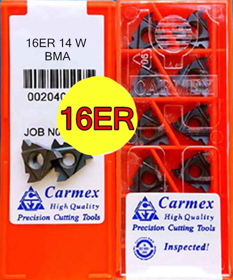 16ER 14 Вт BMA 10 шт. 50 100 Карбид Carmex обработка вставки: нержавеющая сталь сплав и т.