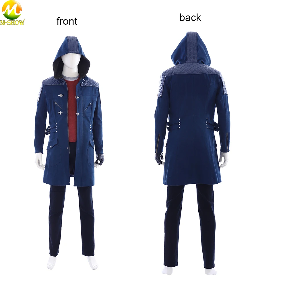 Custum Cosplay Costume Game Cosplay Clothes Devil May Cry 5 Cosplay Nero Costume  Full Set For Halloween Party