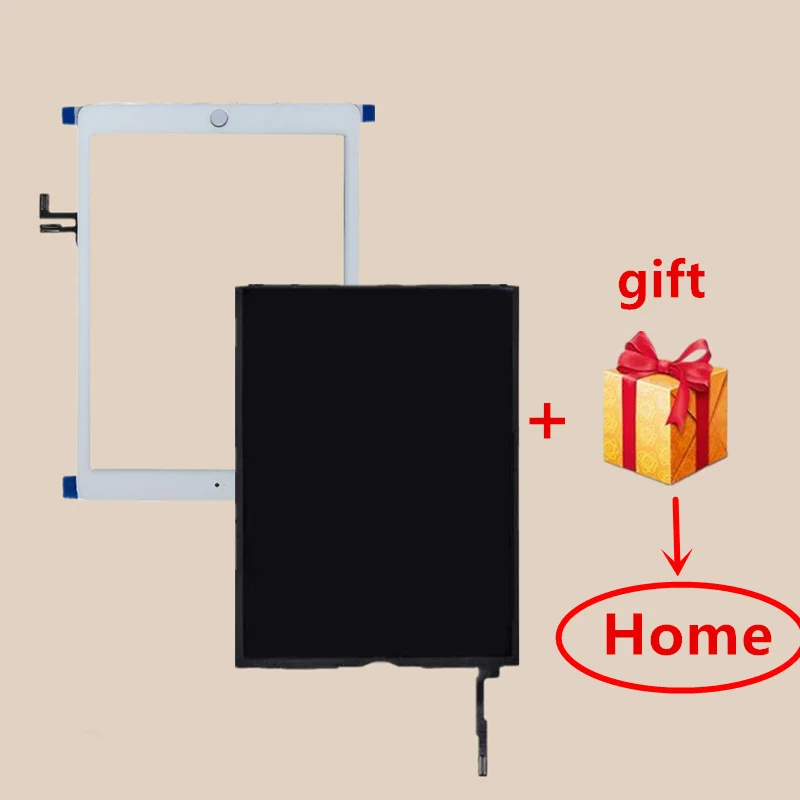 

A1822 A1823 Touch Screen For iPad 5 5th Generation 2017 A1822 A1823 Digitizer Outer Glass Panel with LCD Display Replacement
